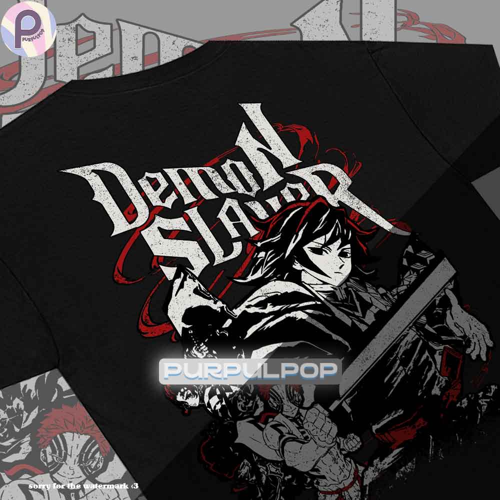 Giyu Akaza Tanjiro Demon Slayer Infinity Castle Shirt Giyu Akaza Tanjiro Demon Slayer Infinity Castle Shirt