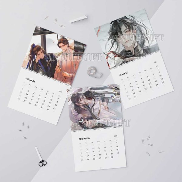 Husky and His White Cat Shizun 2025 Calendar