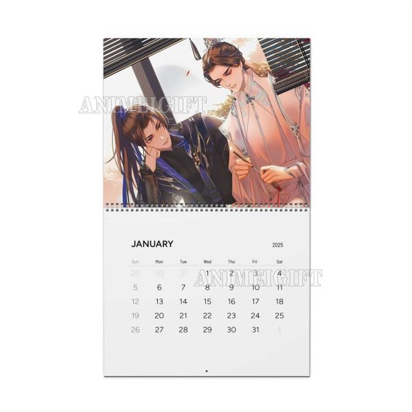 Husky and His White Cat Shizun 2025 Calendar