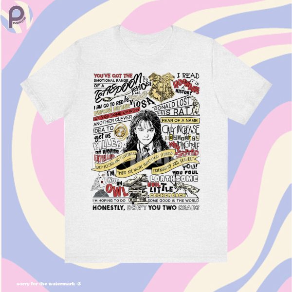 Hermione Granger Quote Art Harry Potter Shirt