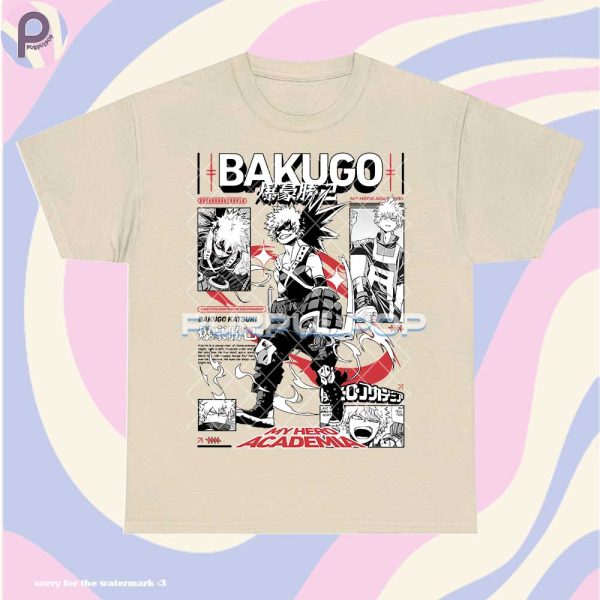 Katsuki Bakugo Boku no Hero MHA Shirt