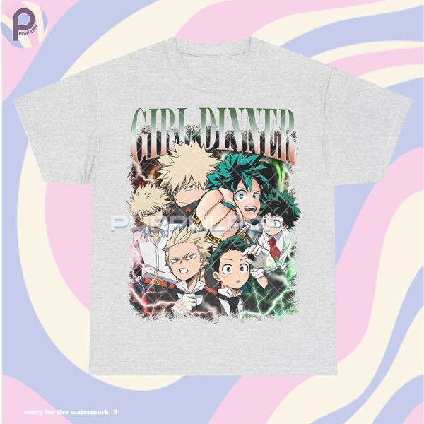 Bakugo Deku My Hero Academia Girl Dinner Shirt