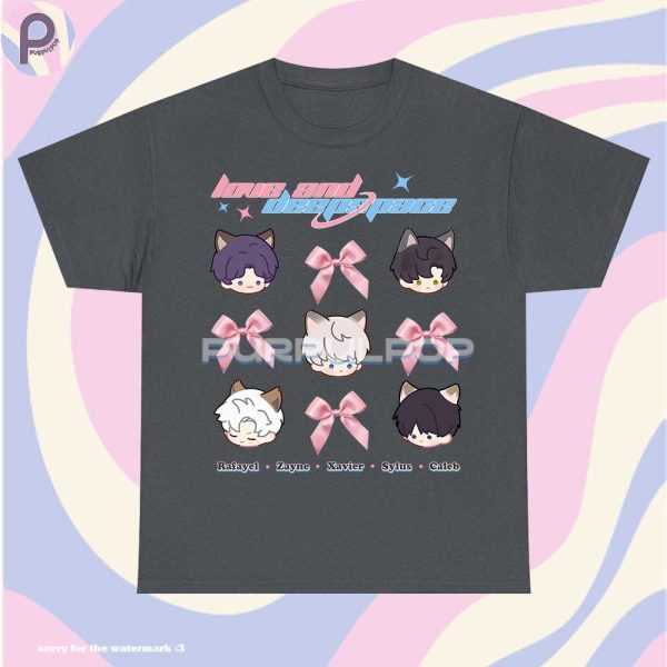 Love and Deepspace Chibi Ribbon Bow Y2K Shirt