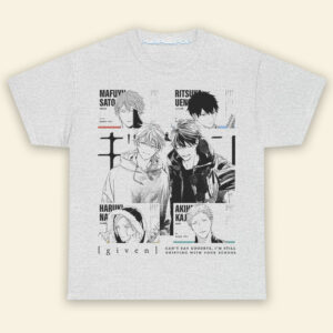 Given Ritsuka Mafuyu Haruki Akihiko Manga Shirt