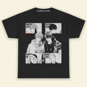 Given Ritsuka Mafuyu Haruki Akihiko Manga Shirt