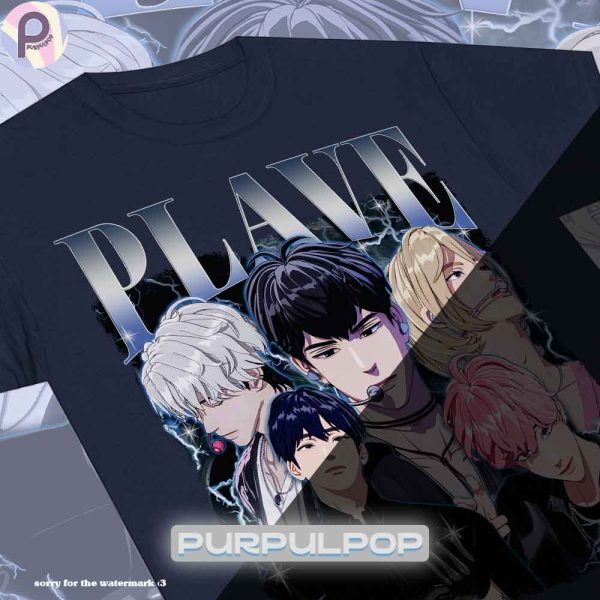 Plave OT5 Kpop Boy Band Yejun, Noah, Bamby, Eunho Hamin Shirt