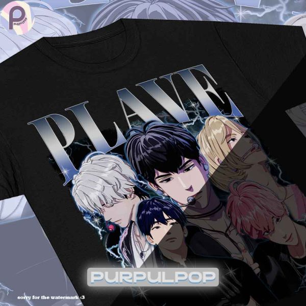 Plave OT5 Kpop Boy Band Yejun, Noah, Bamby, Eunho Hamin Shirt