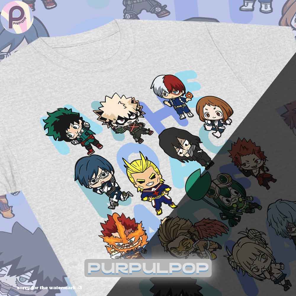 My Hero Academia Chibi MHA Shirt My Hero Academia Chibi MHA Shirt