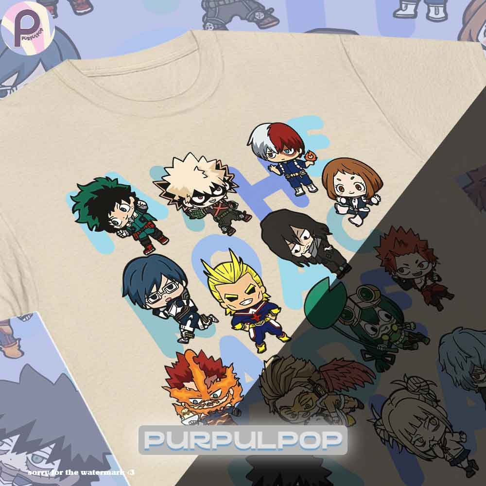 My Hero Academia Chibi MHA Shirt My Hero Academia Chibi MHA Shirt