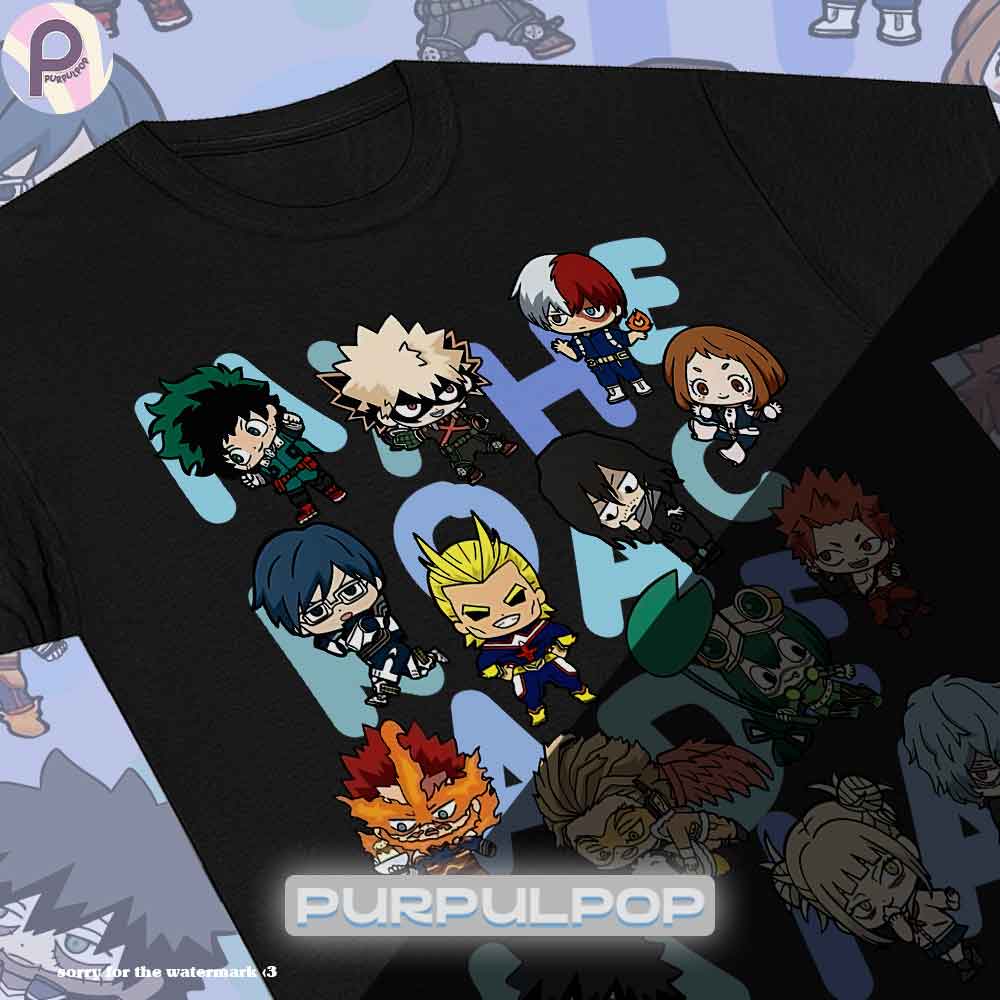 My Hero Academia Chibi MHA Shirt My Hero Academia Chibi MHA Shirt