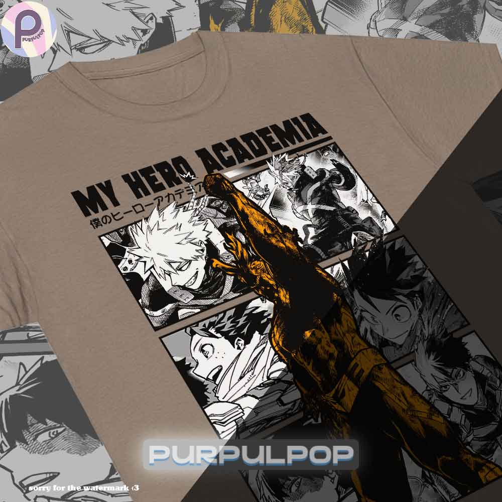 New Bakugo Deku Allmight My Hero Academia MHA Shirt New Bakugo Deku Allmight My Hero Academia MHA Shirt