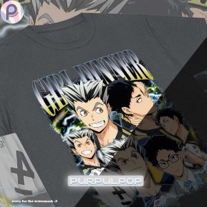 Bokuto Akaashi Haikyuu Baseball Anime Girl Dinner Shirt