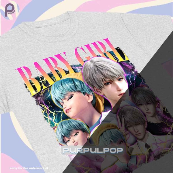 Baby Saja Xavier Kpop Demon Hunters LAD Baby Girl Shirt
