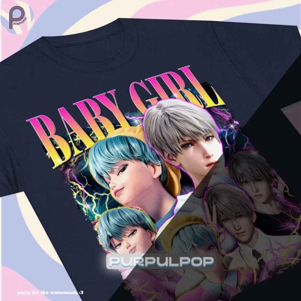 Baby Saja Xavier Kpop Demon Hunters LAD Baby Girl Shirt