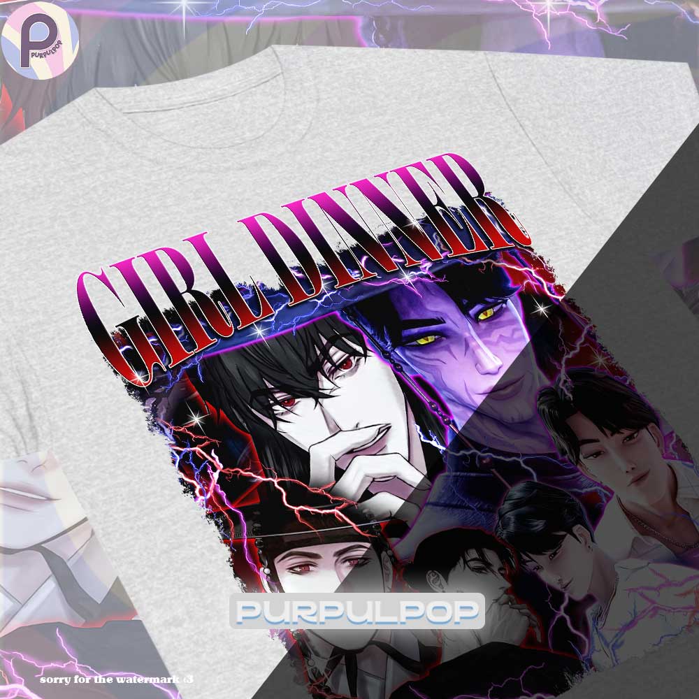 Jinu Jaeshin KPop Demon Hunters Girl Dinner Shirt Jinu Jaeshin KPop Demon Hunters Girl Dinner Shirt