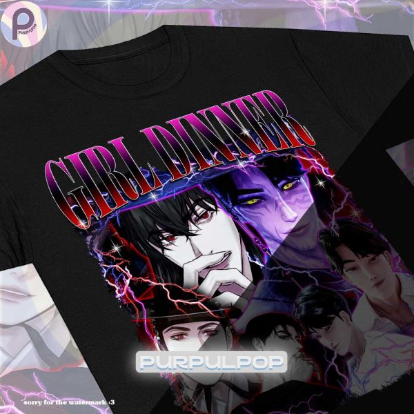 Jinu Jaeshin KPop Demon Hunters Girl Dinner Shirt