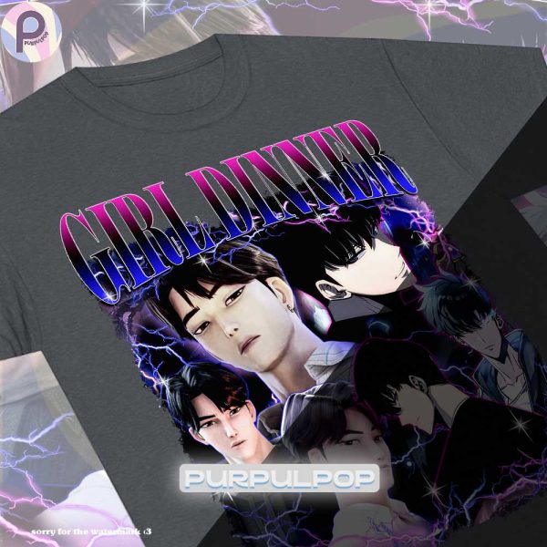 KPop Demon Hunters Saja Jinu Sung Jin Woo Solo Leveling Shirt