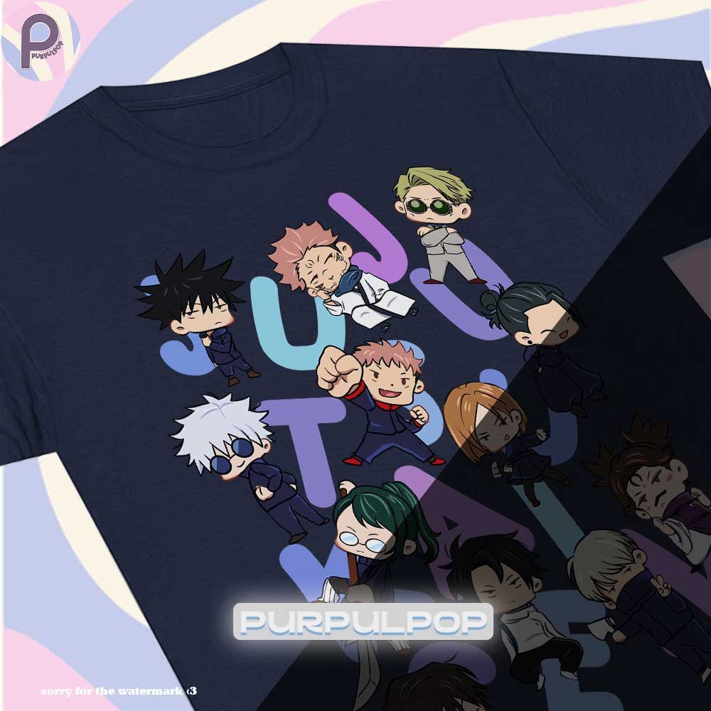 Jujutsu Kaisen Chibi Art JJK Anime Manga Shirt Jujutsu Kaisen Chibi Art JJK Anime Manga Shirt