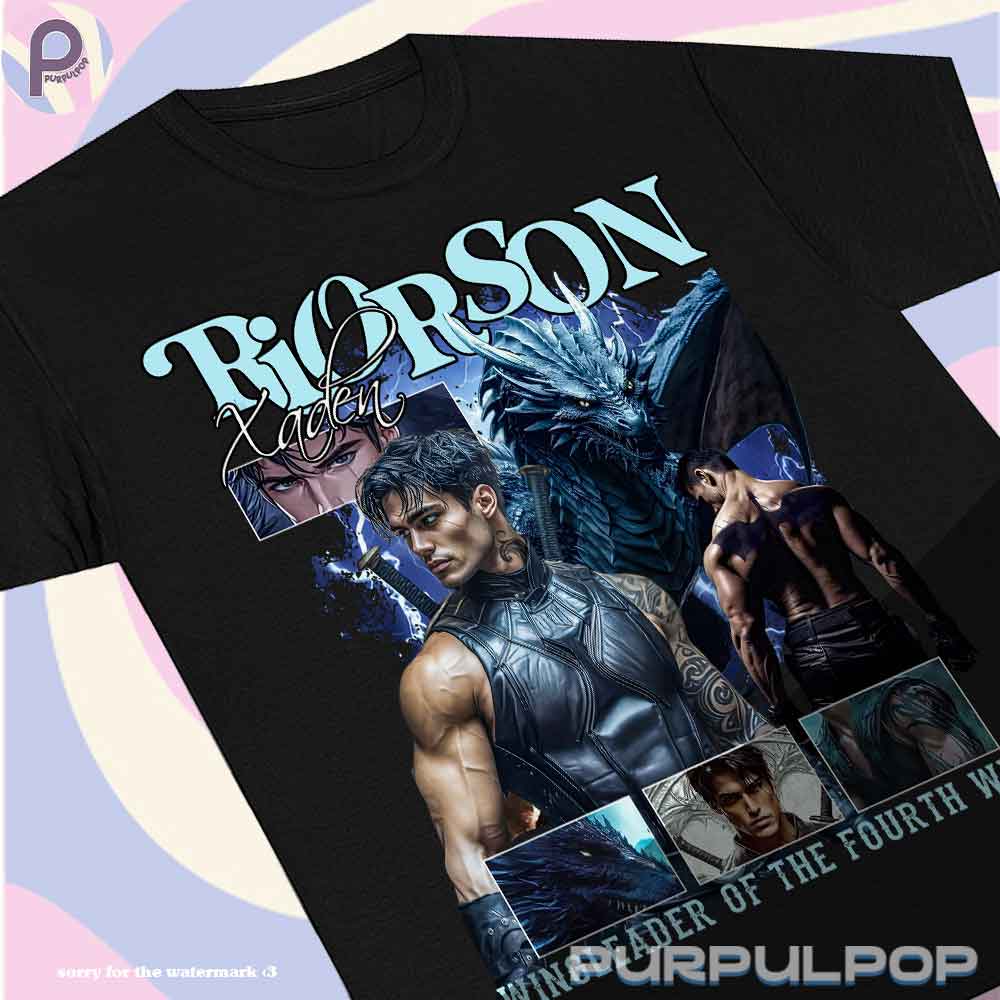 Xaden Riorson Fourth Wing Shirt Xaden Riorson Fourth Wing Shirt