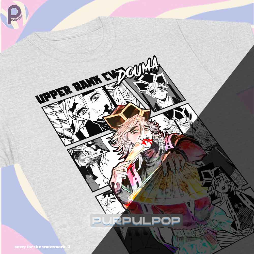 Upper Rank Two Douma Demon Slayer Infinity Castle Shirt Upper Rank Two Douma Demon Slayer Infinity Castle Shirt
