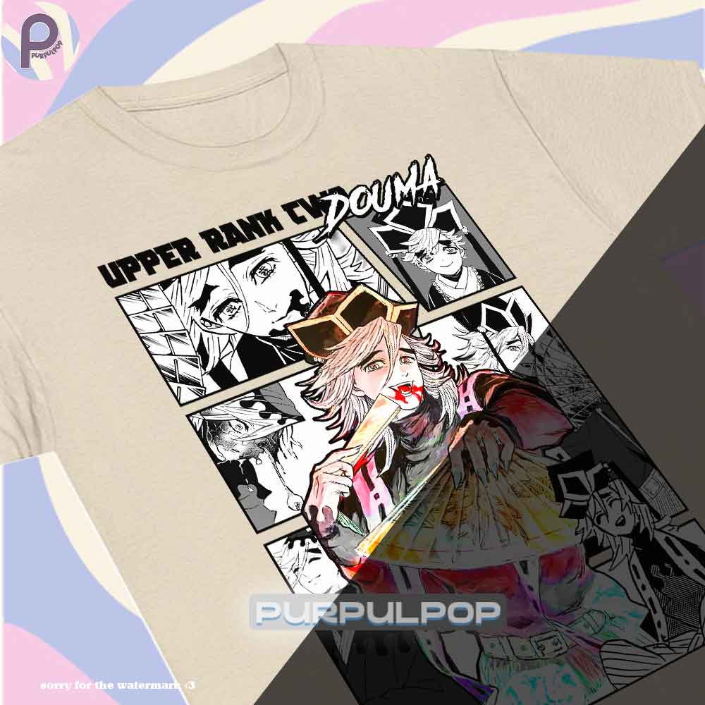 Upper Rank Two Douma Demon Slayer Infinity Castle Shirt Upper Rank Two Douma Demon Slayer Infinity Castle Shirt
