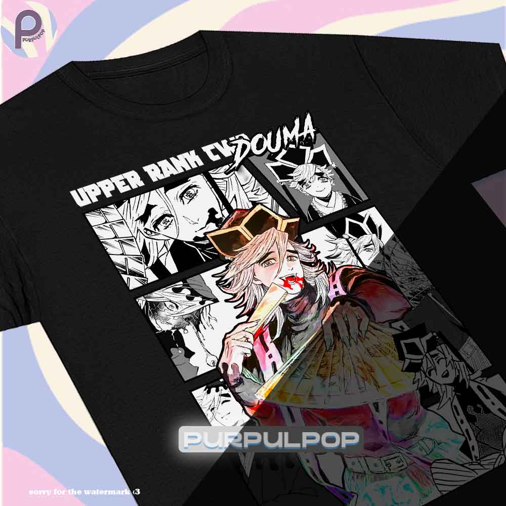 Upper Rank Two Douma Demon Slayer Infinity Castle Shirt Upper Rank Two Douma Demon Slayer Infinity Castle Shirt