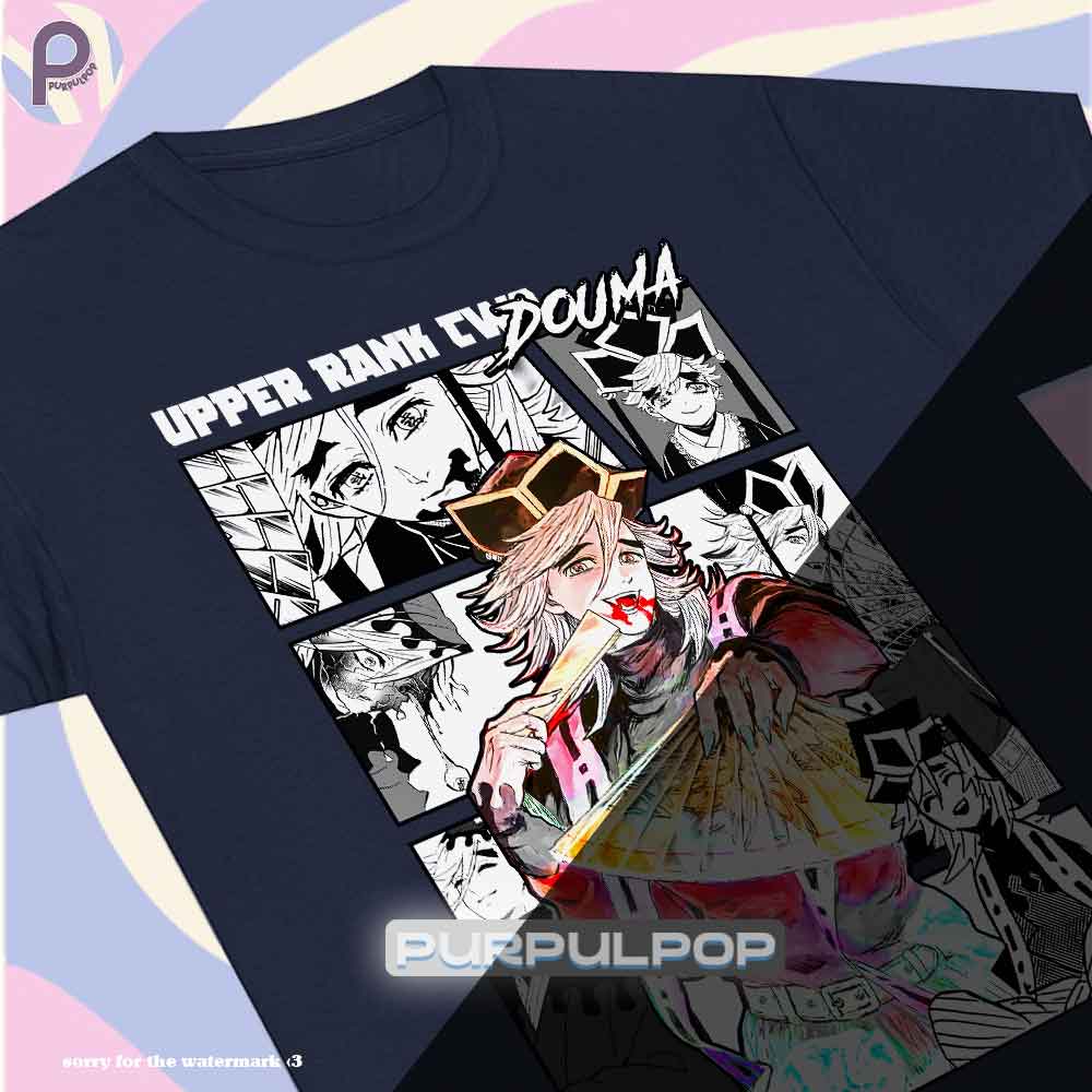 Upper Rank Two Douma Demon Slayer Infinity Castle Shirt Upper Rank Two Douma Demon Slayer Infinity Castle Shirt