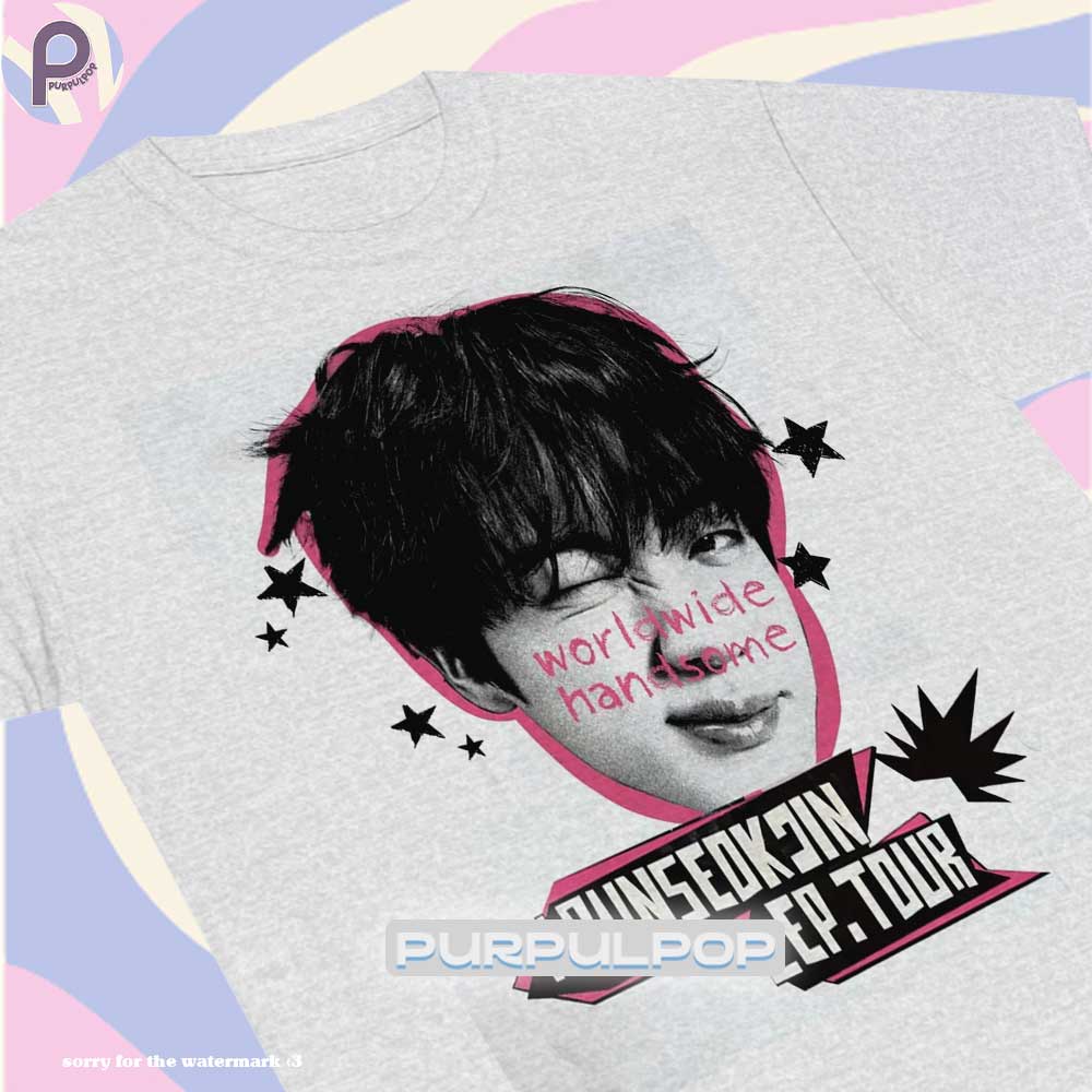 Run Seokjin Ep Tour 2025 BTS Jin Y2K Shirt Run Seokjin Ep Tour 2025 BTS Jin Y2K Shirt