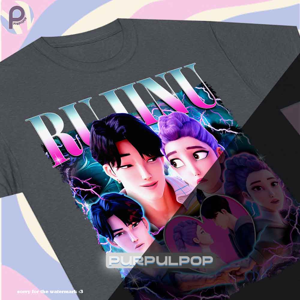 Rujinu Rumi Jinu Huntrix Saja Boys Kpop Demon Hunters Shirt Rujinu Rumi Jinu Huntrix Saja Boys Kpop Demon Hunters Shirt