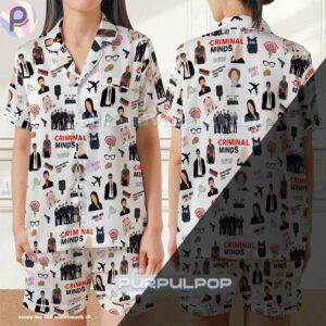 Criminal Minds Series Spencer Reid Pajamas