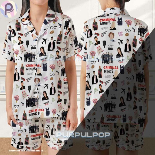 Criminal Minds Series Spencer Reid Pajamas