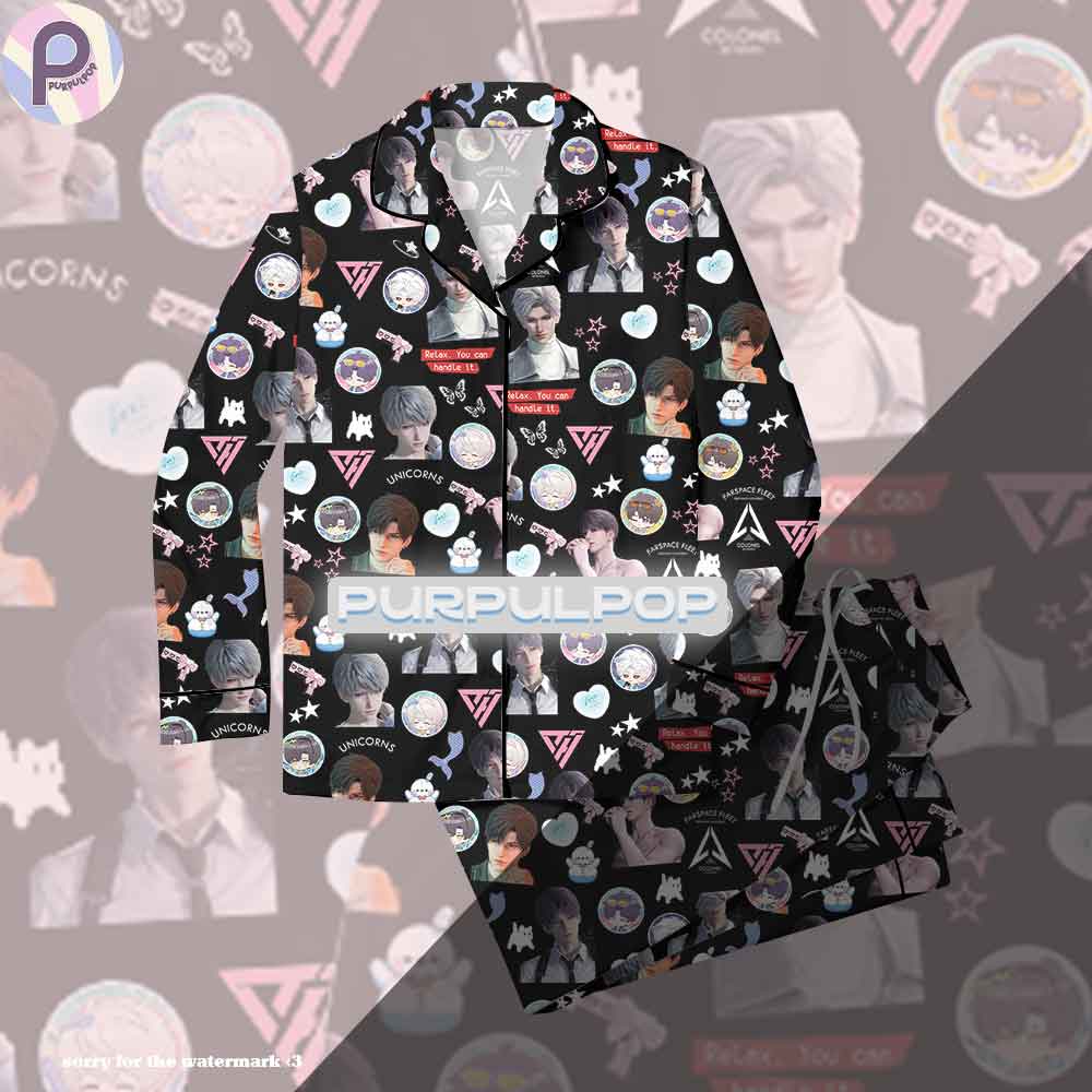 Love and Deepspace Pajamas Set Black Ver Love and Deepspace Pajamas Set Black Ver