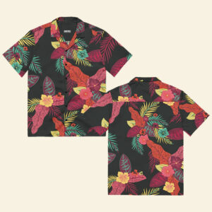 Luffy One Piece Hawaiian Button Up Shirt