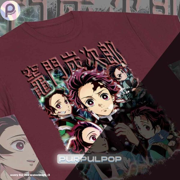 Tanjiro Kamado Demon Slayer Infinity Castle Vintage Shirt