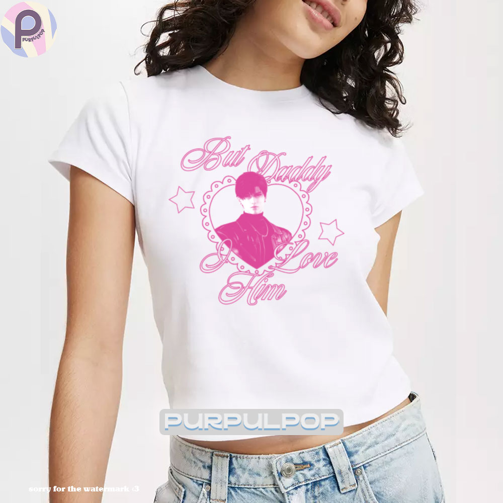 Love and Deepspace Daddy I Love Him Baby Tee Love and Deepspace Daddy I Love Him Baby Tee