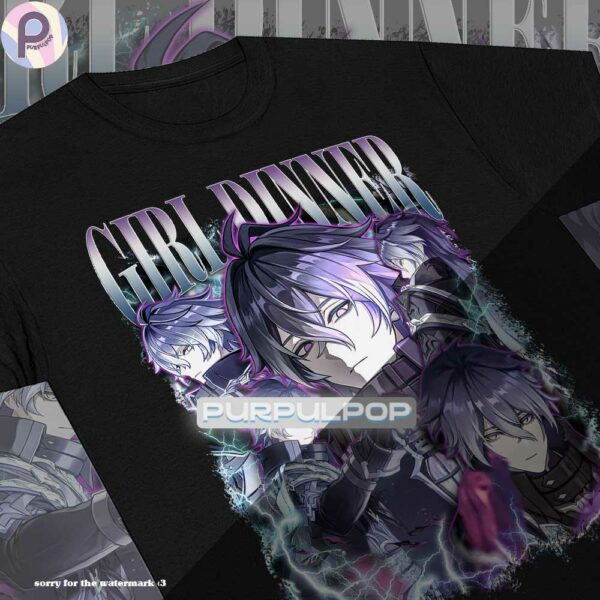 Flins Genshin Impact Girl Dinner Shirt