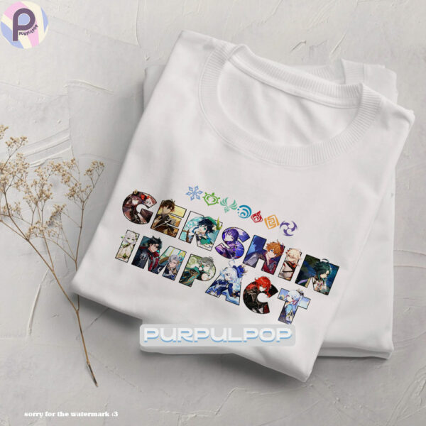 Genshin Impact Game Character Shirt