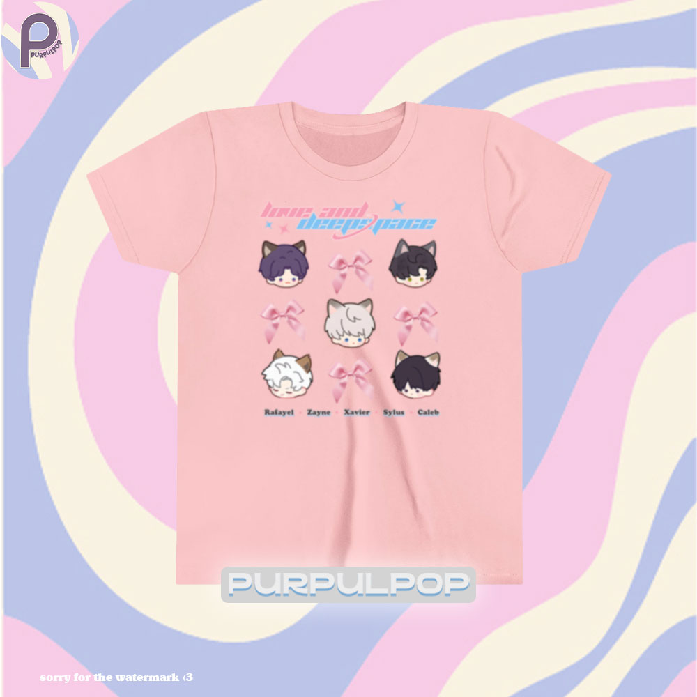 Kitten Love and Deepspace Baby Tee Kitten Love and Deepspace Baby Tee