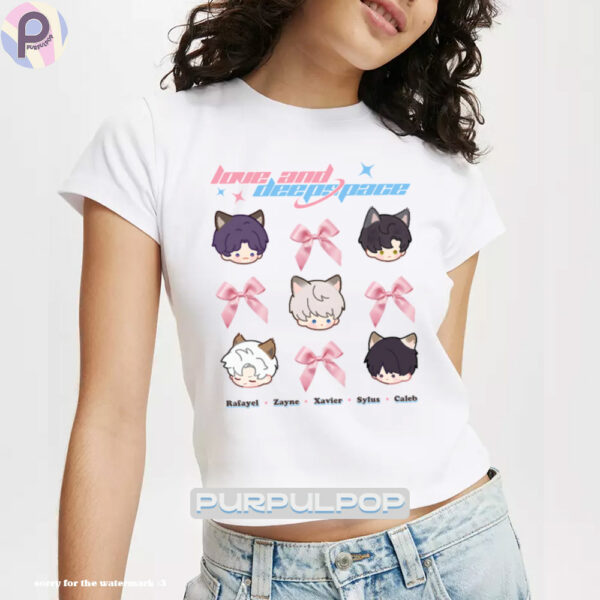 Kitten Love and Deepspace Baby Tee