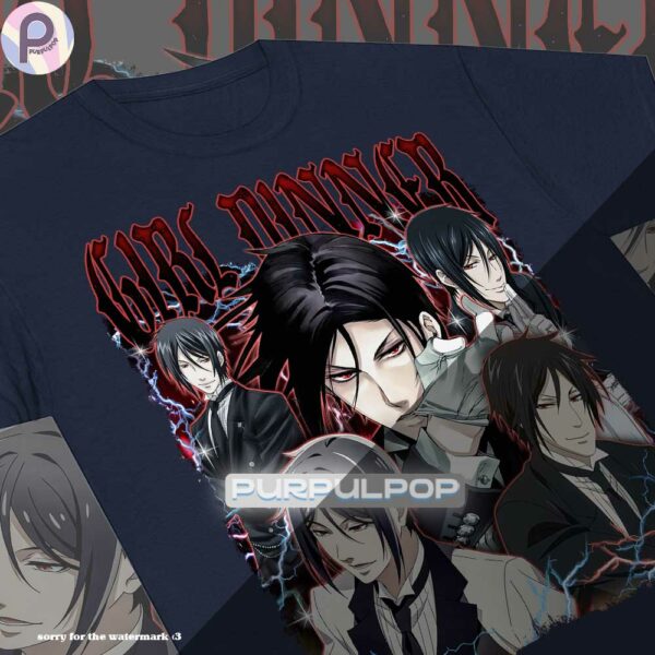 Sebastian Michaelis Black Butler Vintage Shirt