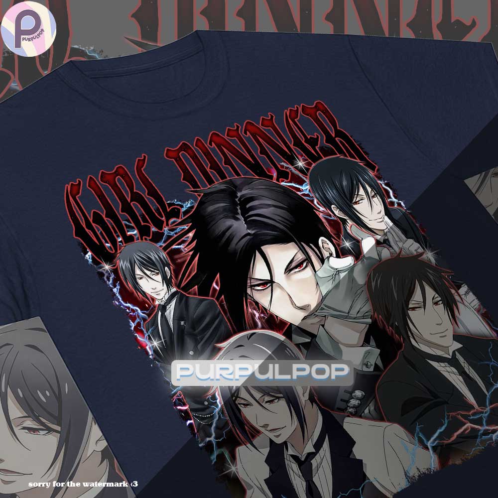 Sebastian Michaelis Black Butler Vintage Shirt Sebastian Michaelis Black Butler Vintage Shirt