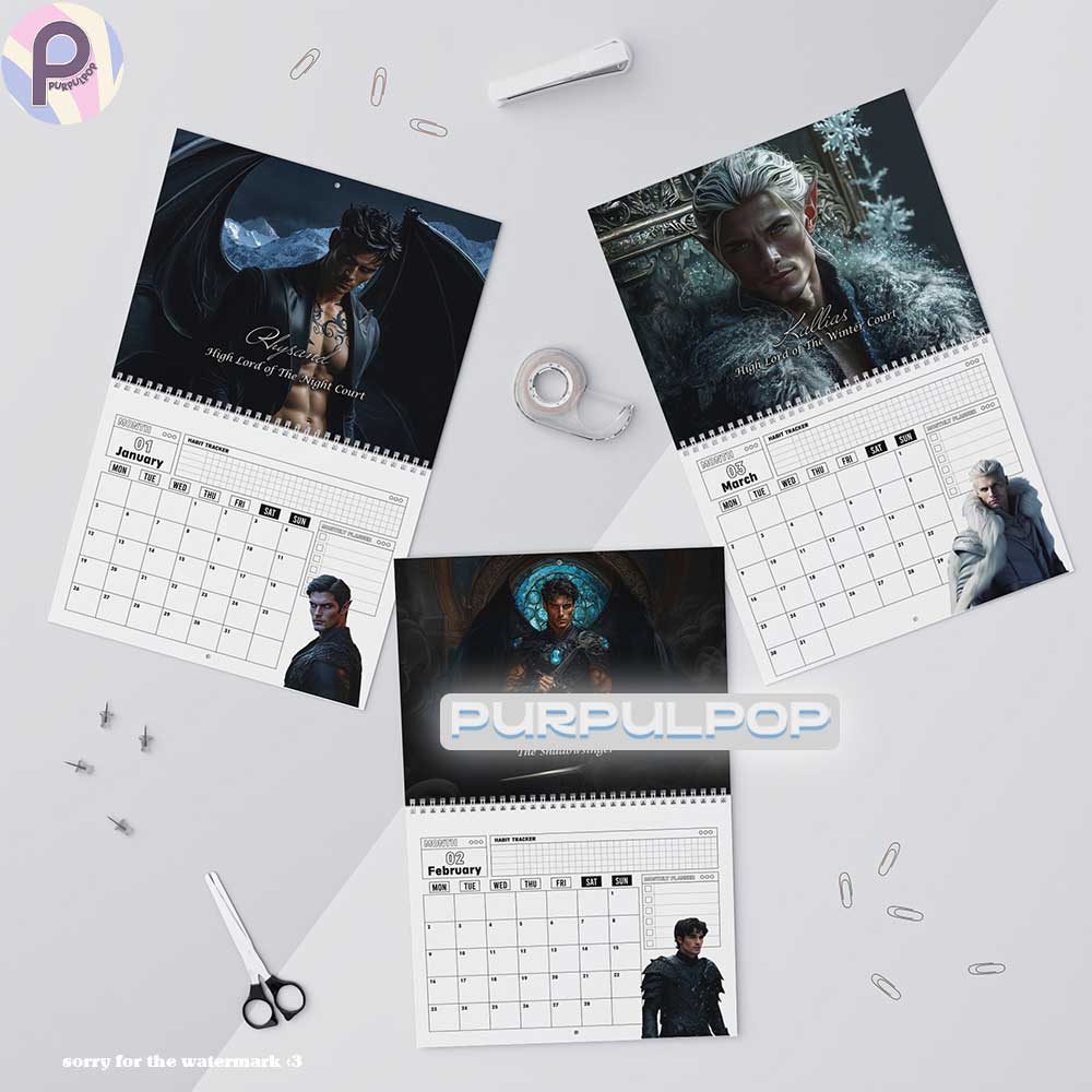 Acotar SJM Book Boyfriends 2026 Calendar Acotar SJM Book Boyfriends 2026 Calendar