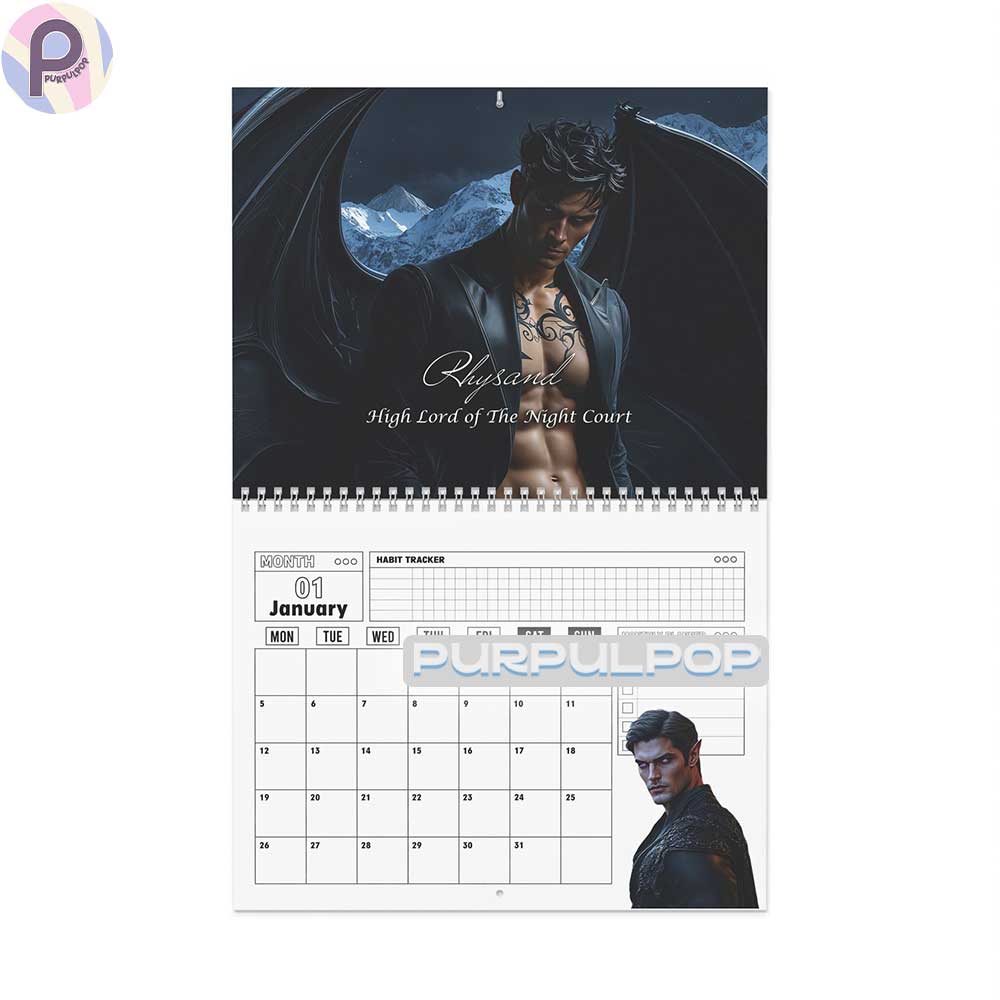 Acotar SJM Book Boyfriends 2026 Calendar Acotar SJM Book Boyfriends 2026 Calendar