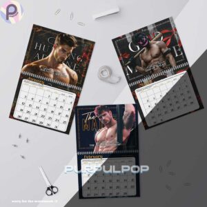 Dark Romance Morally Grey Book Boyfriends 2026 Calendar