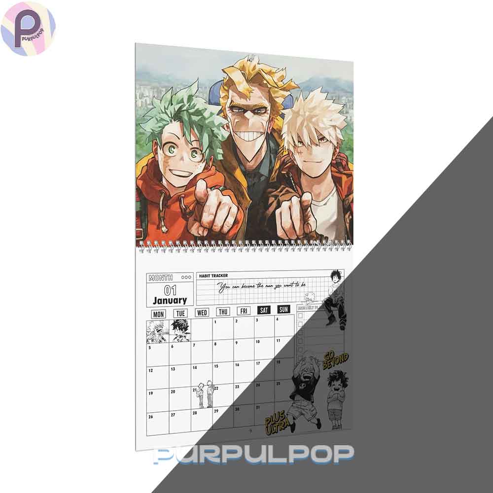 My Hero Academia MHA 2026 Calendar My Hero Academia MHA 2026 Calendar