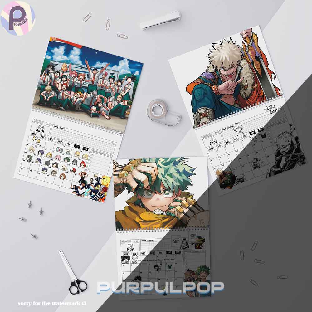 My Hero Academia MHA 2026 Calendar My Hero Academia MHA 2026 Calendar