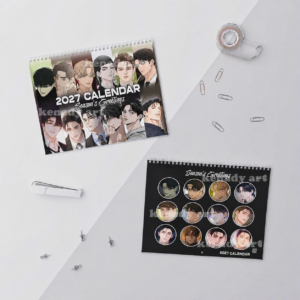 Manhwa Male Character 2026 2027 Calendar