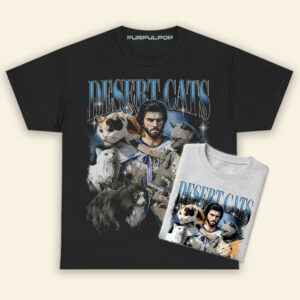 Crimson Desert Cats Funny Game Shirt