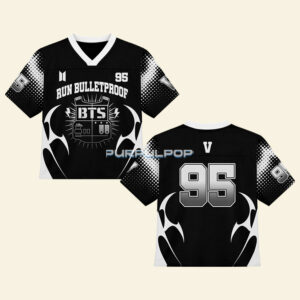 BTS Bulletproof Jungkook Boxy Mesh Jersey