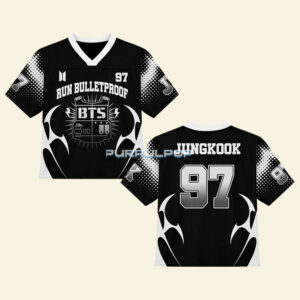 BTS Bulletproof Jungkook Boxy Mesh Jersey